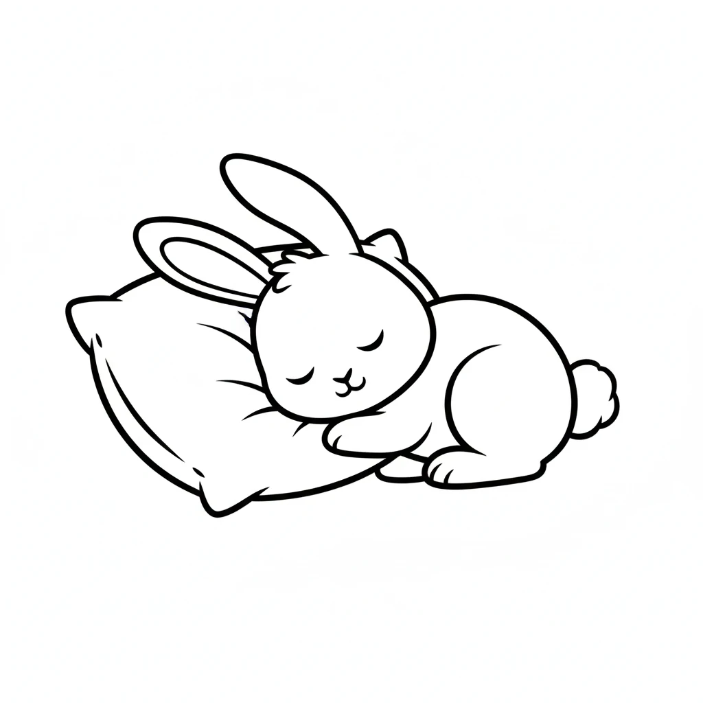coloriage Lapin a imprimer