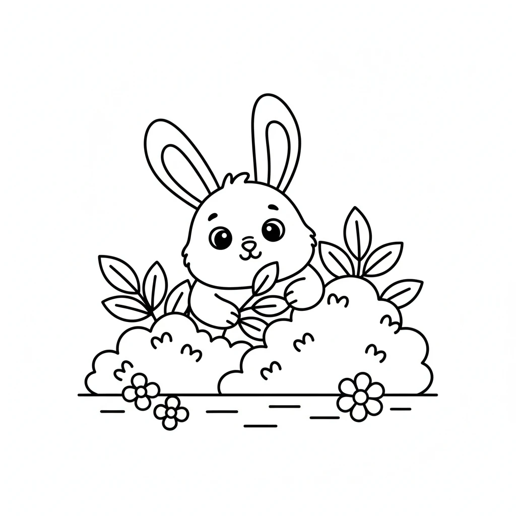 coloriage Lapin a imprimer