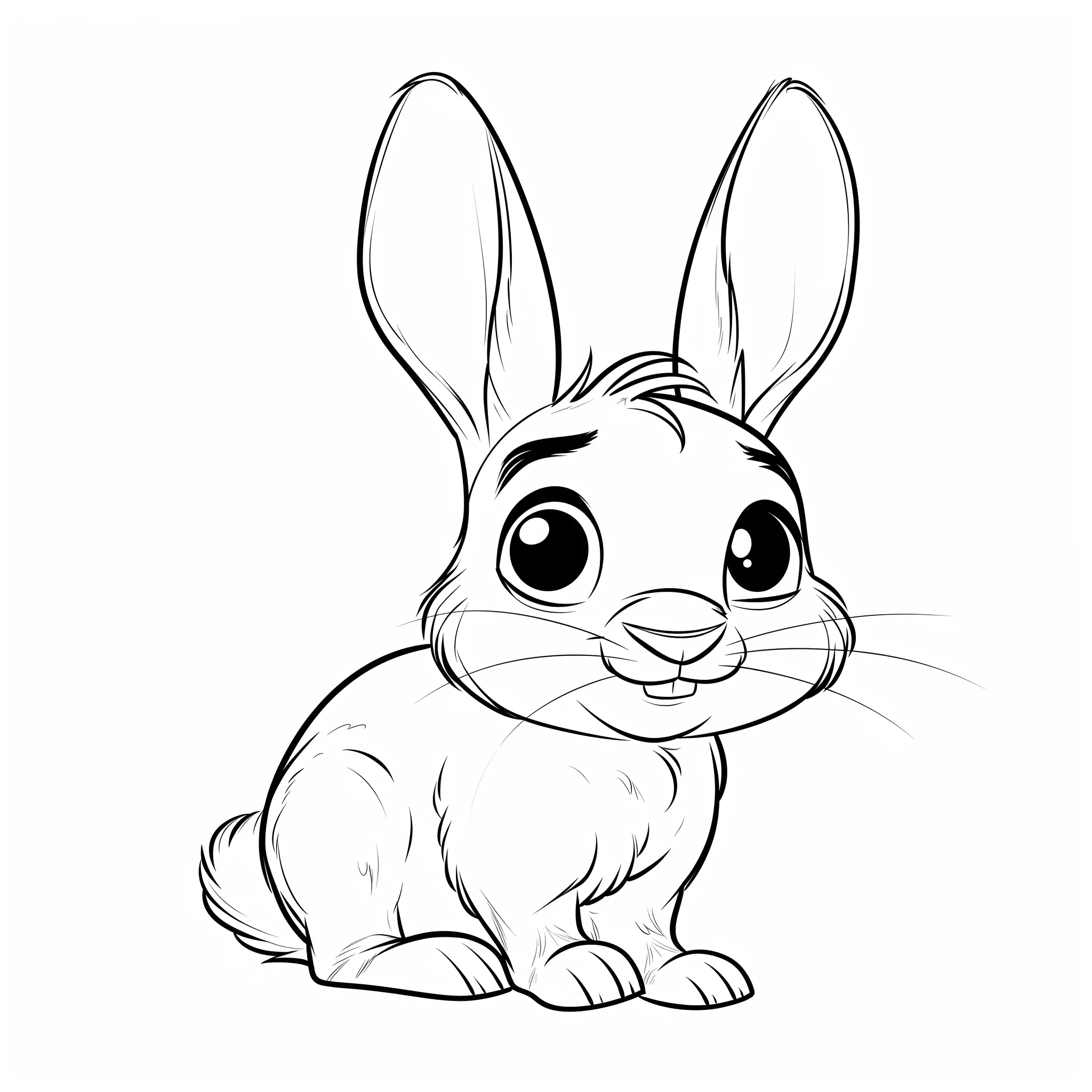 coloriage Lapin a telecharger