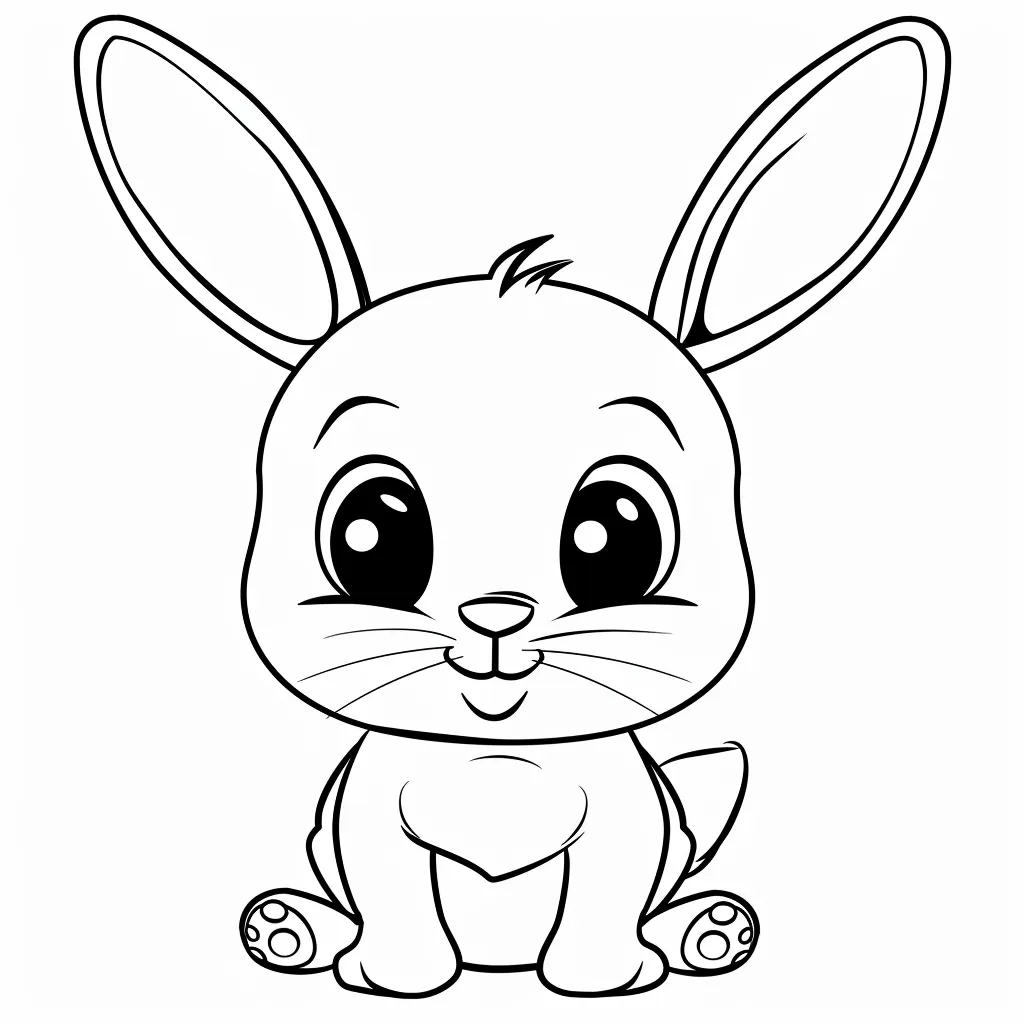 coloriage Lapin pour enfant de 10 ans