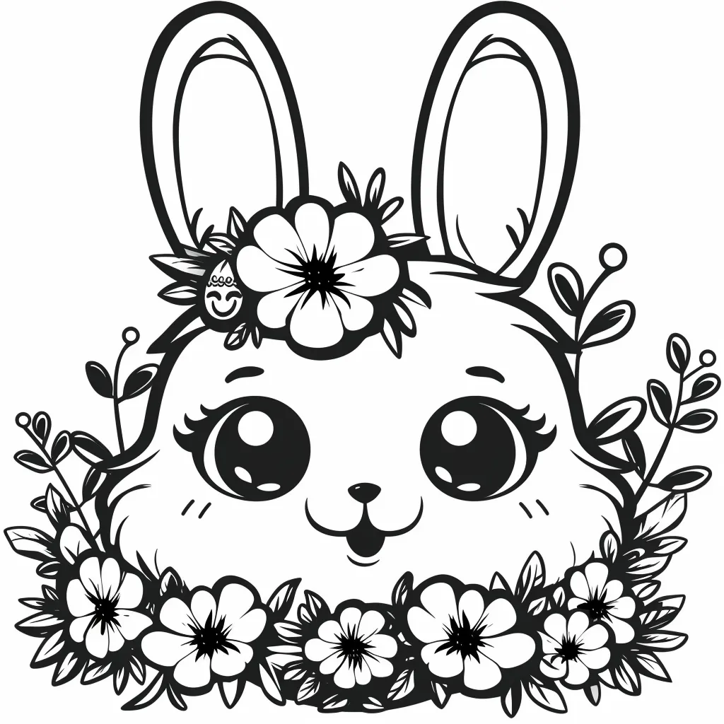 a imprimer coloriage Lapin gratuit