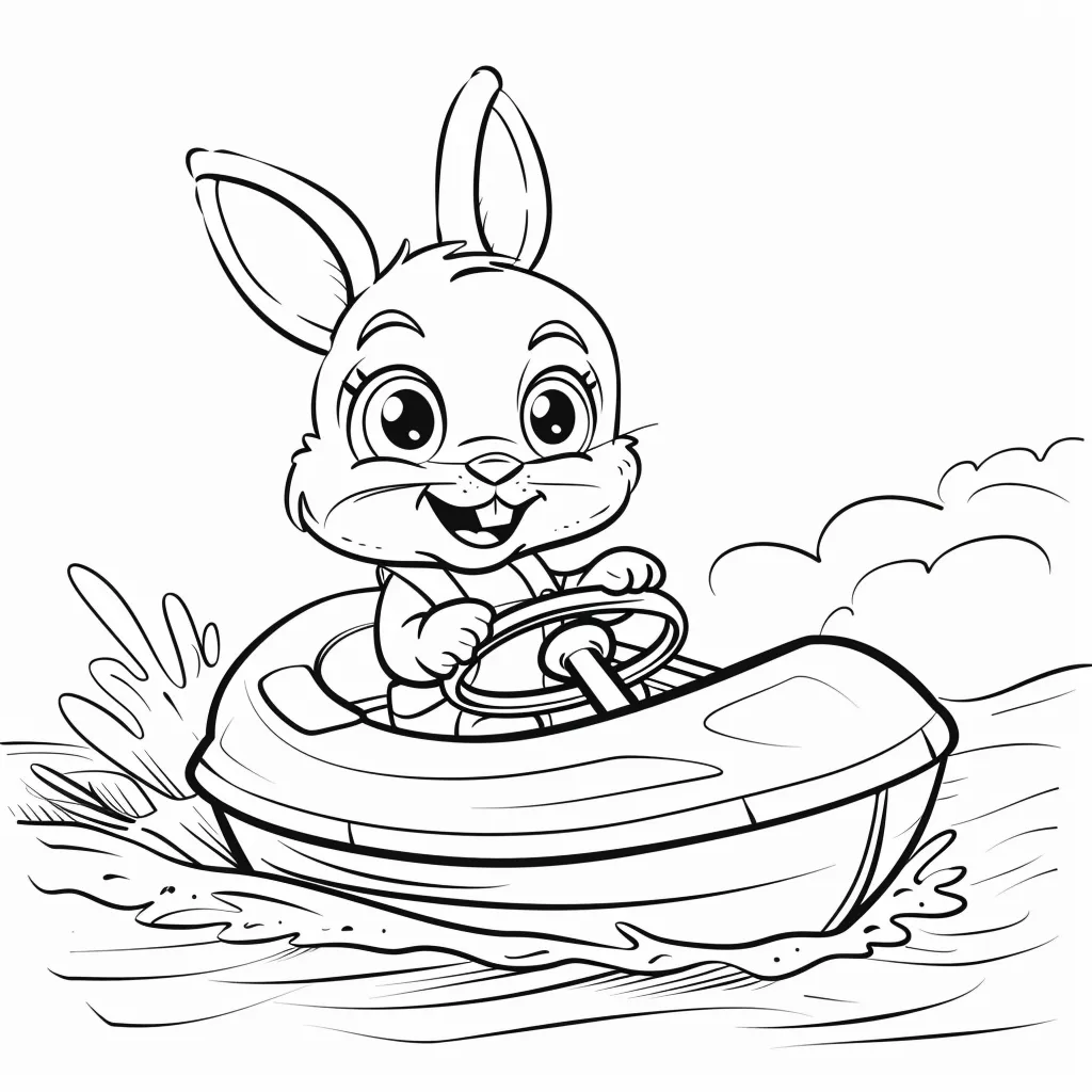 coloriage Lapin pour enfant