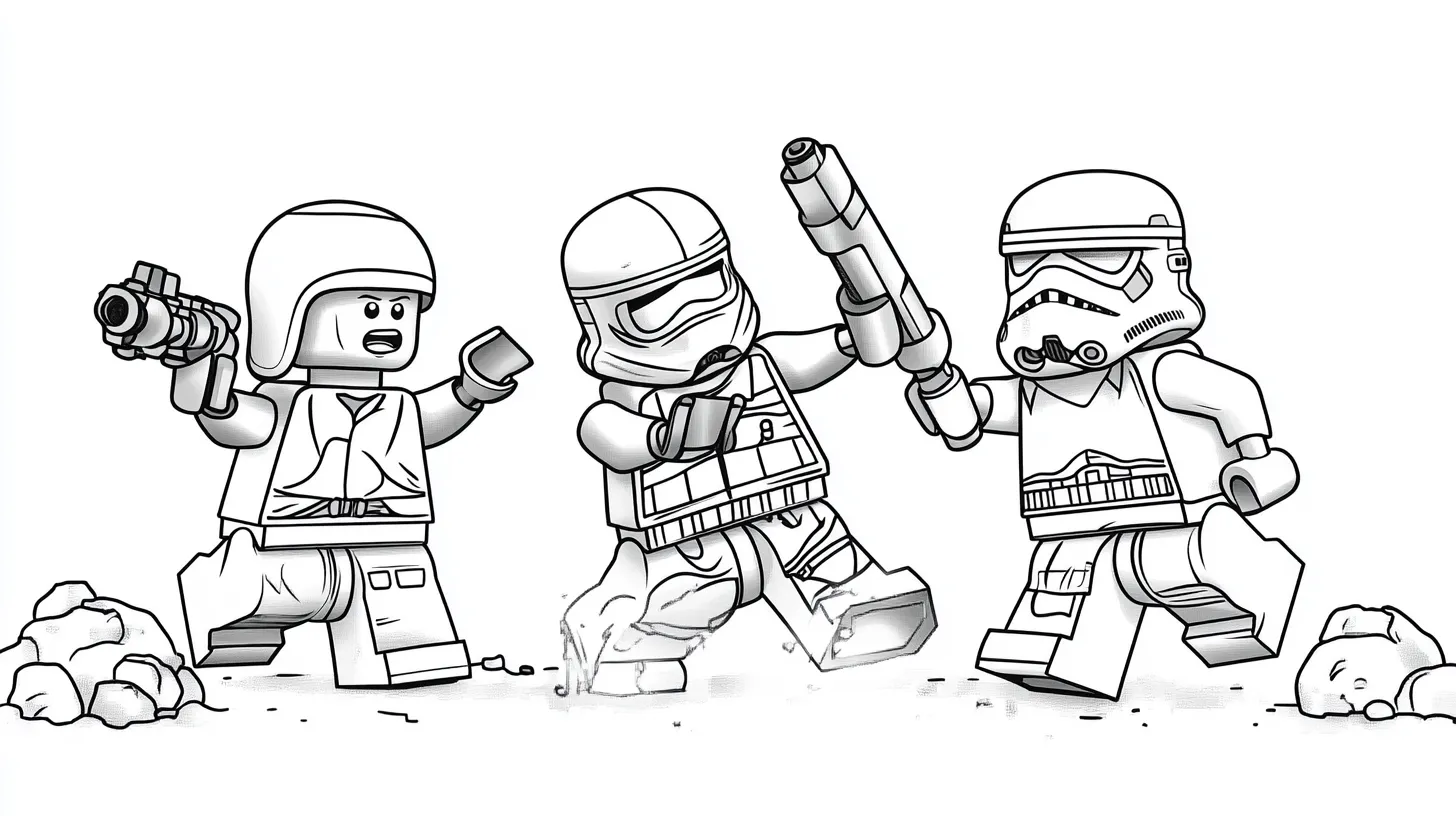 coloriage Lego à imprimer gratuitement