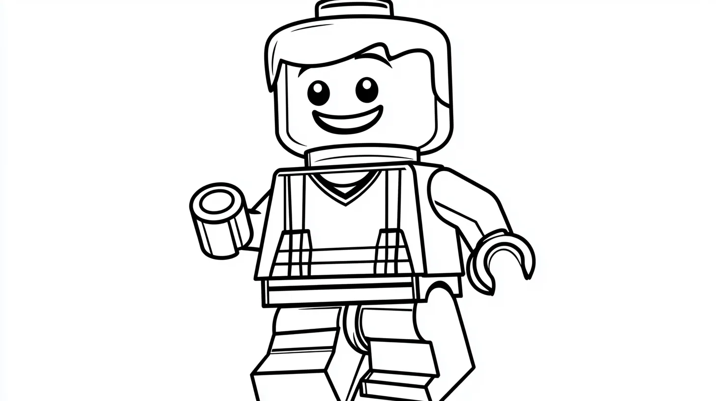 coloriage Lego pour enfant de à imprimer