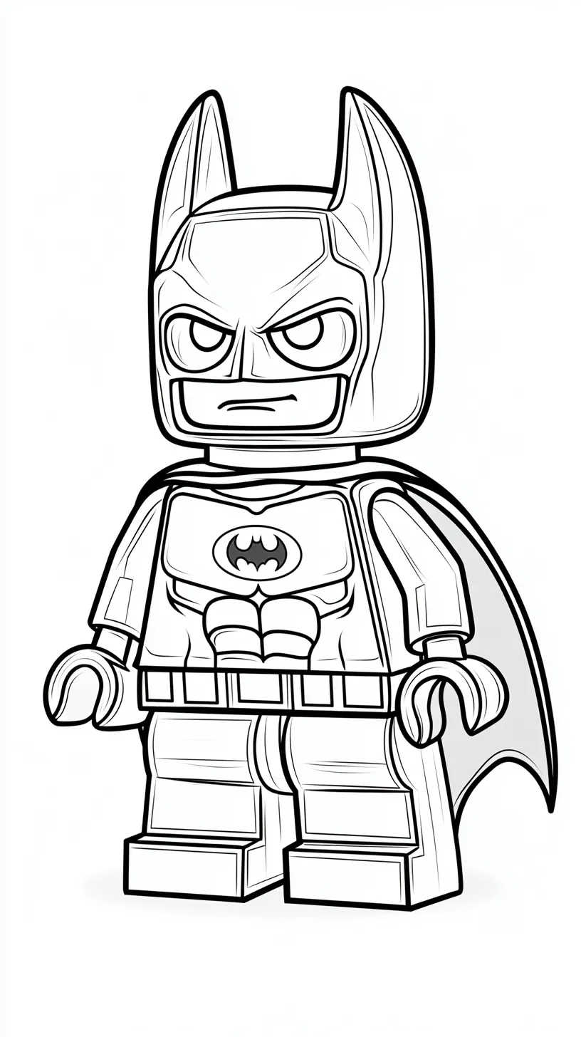 coloriage Lego à imprimer pour enfant de 9 ans