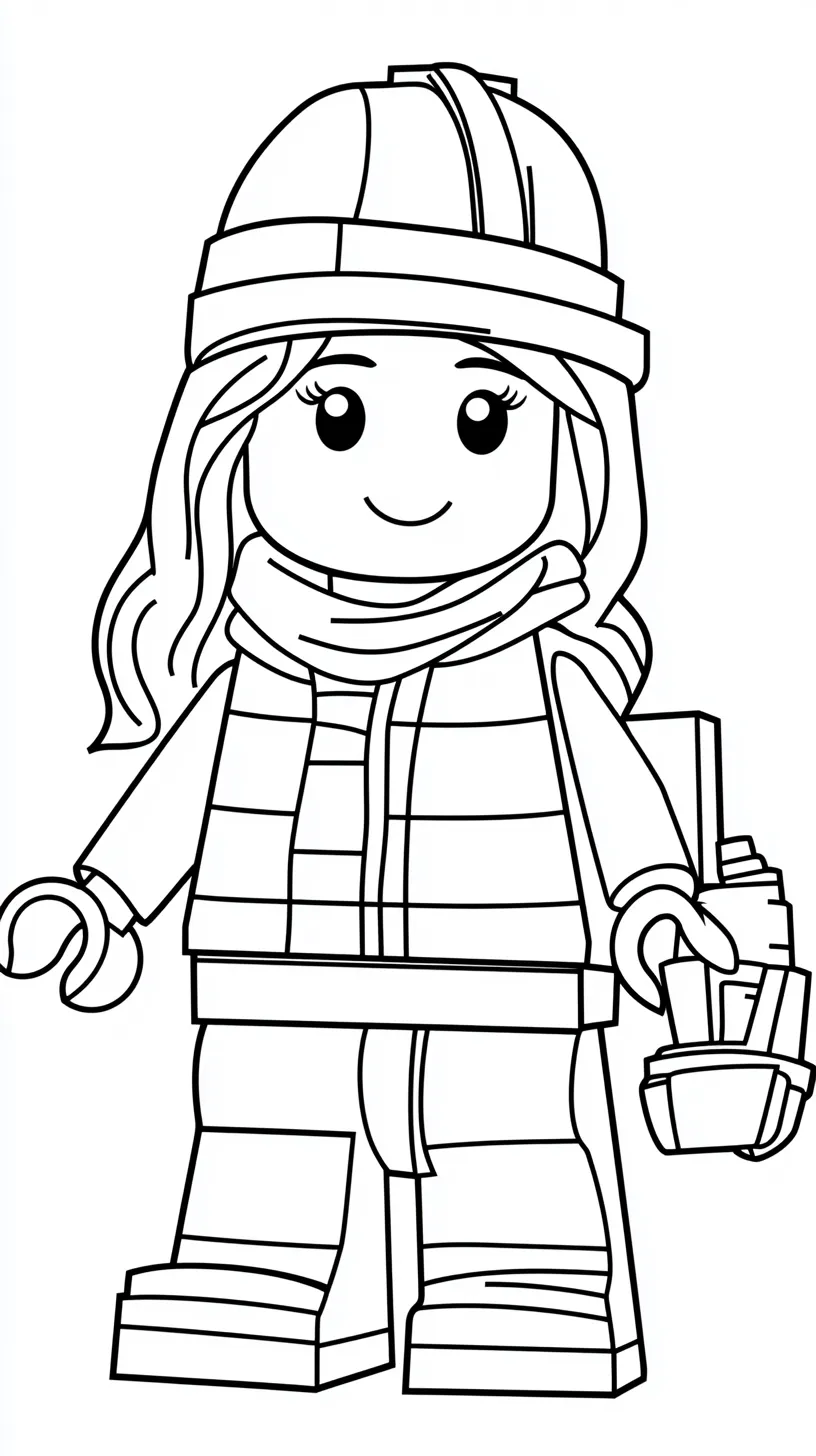 coloriage Lego pour enfant de 5 ans