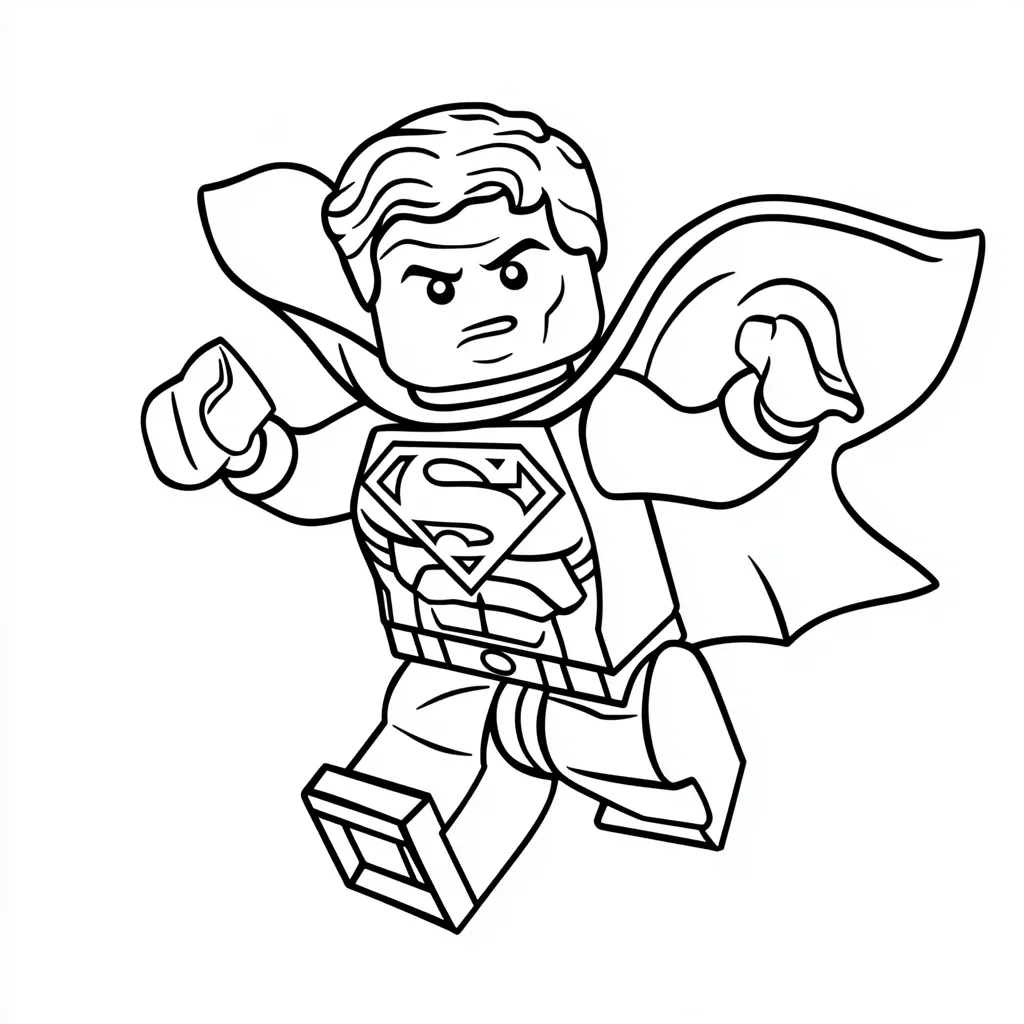 coloriage Lego pour enfant de à imprimer 1