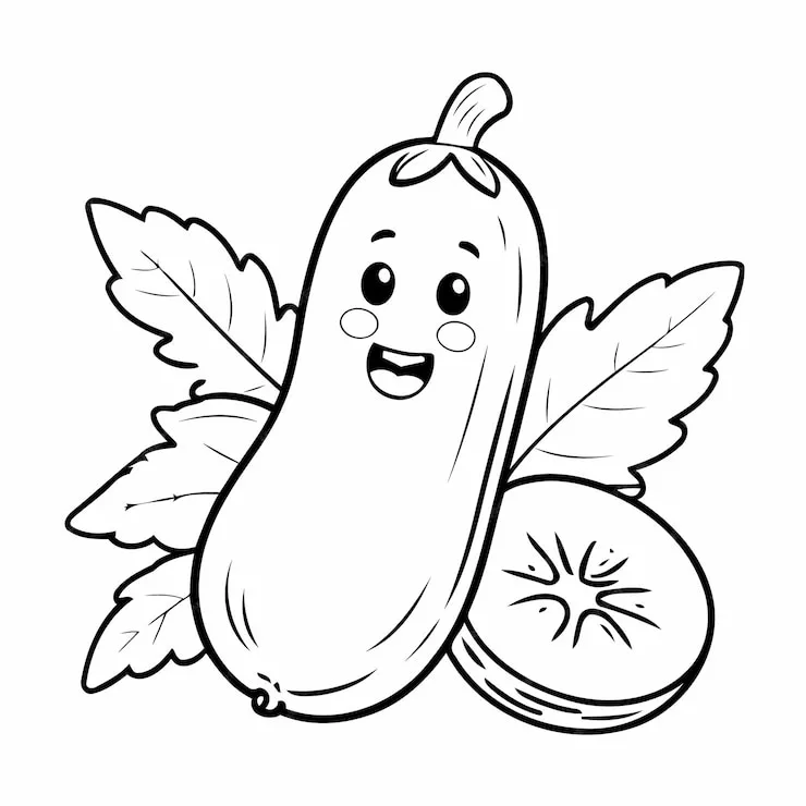 imprimer coloriage Légumes gratuit