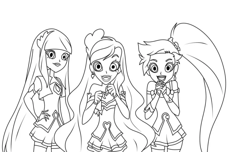 coloriage LoliRock pour enfant gratuit