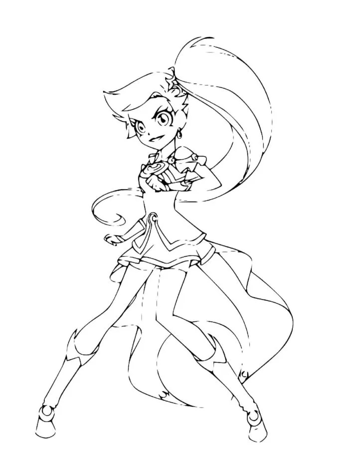 a imprimer coloriage LoliRock gratuit