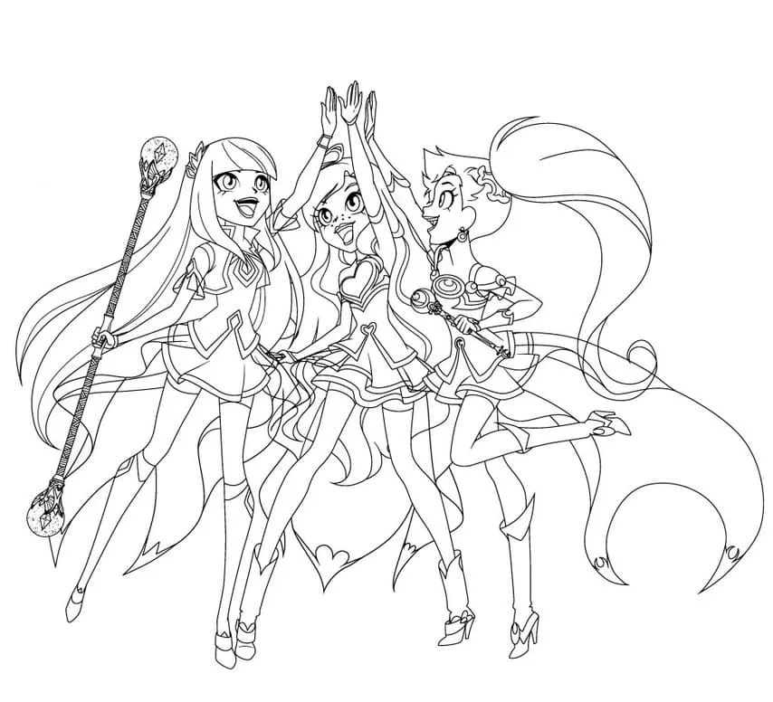 coloriage LoliRock pour enfant a imprimer gratuit 1