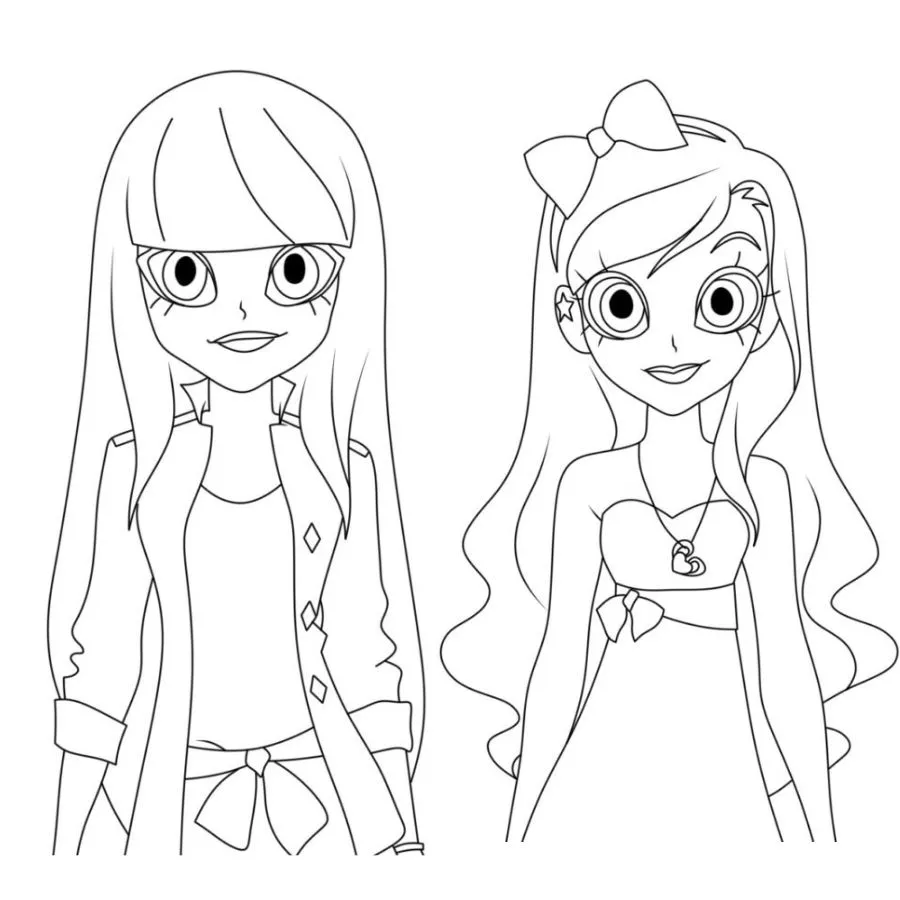 coloriage LoliRock à imprimer pour enfant de 10 ans