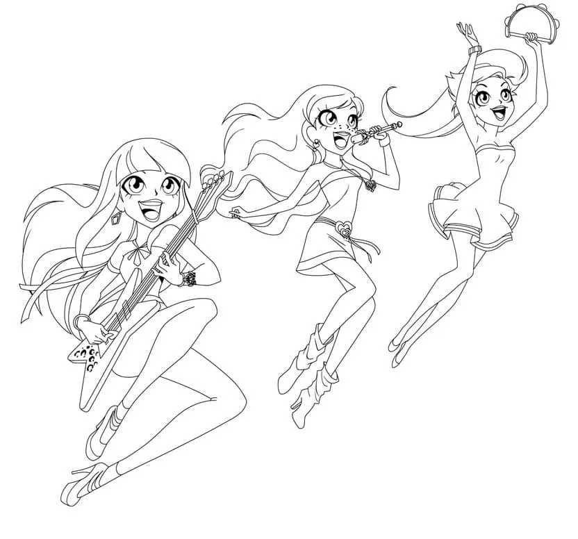 coloriage LoliRock pour enfants à imprimer