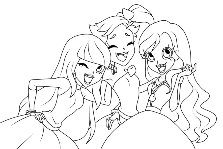 coloriage LoliRock pour enfant de 8 ans 1