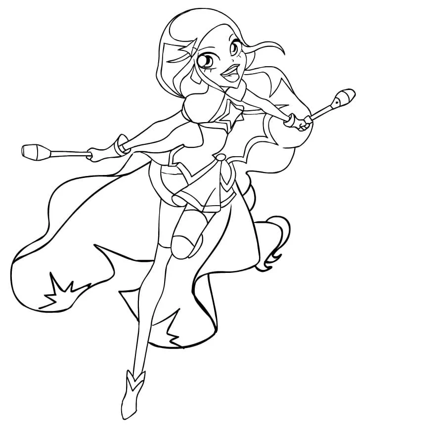 coloriage LoliRock pour enfant de 3 ans