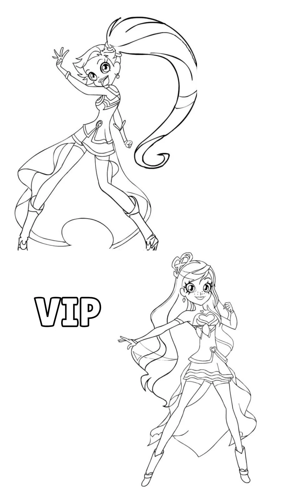 coloriage LoliRock pour enfant de 8 ans