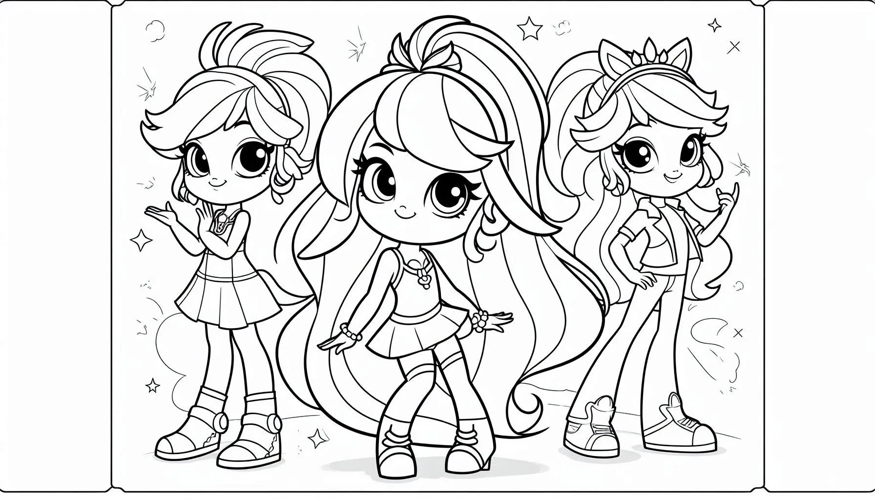 coloriage LoliRock pour enfant a imprimer gratuit