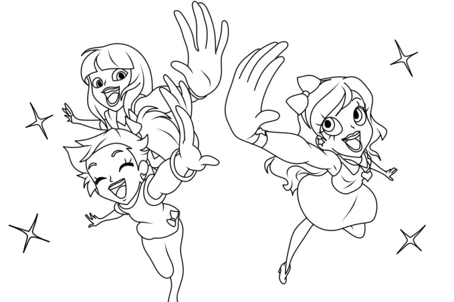 coloriage LoliRock pour enfant de 2 ans