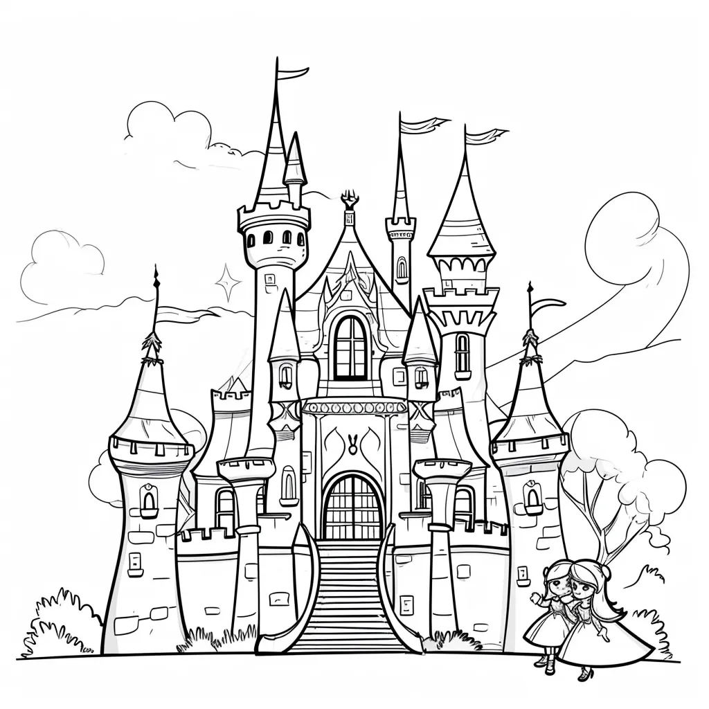 coloriage Maison à imprimer pour enfant de 10 ans