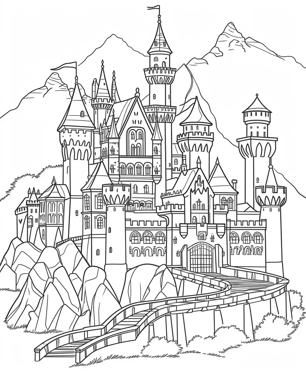 coloriage Maison et dessin a imprimer