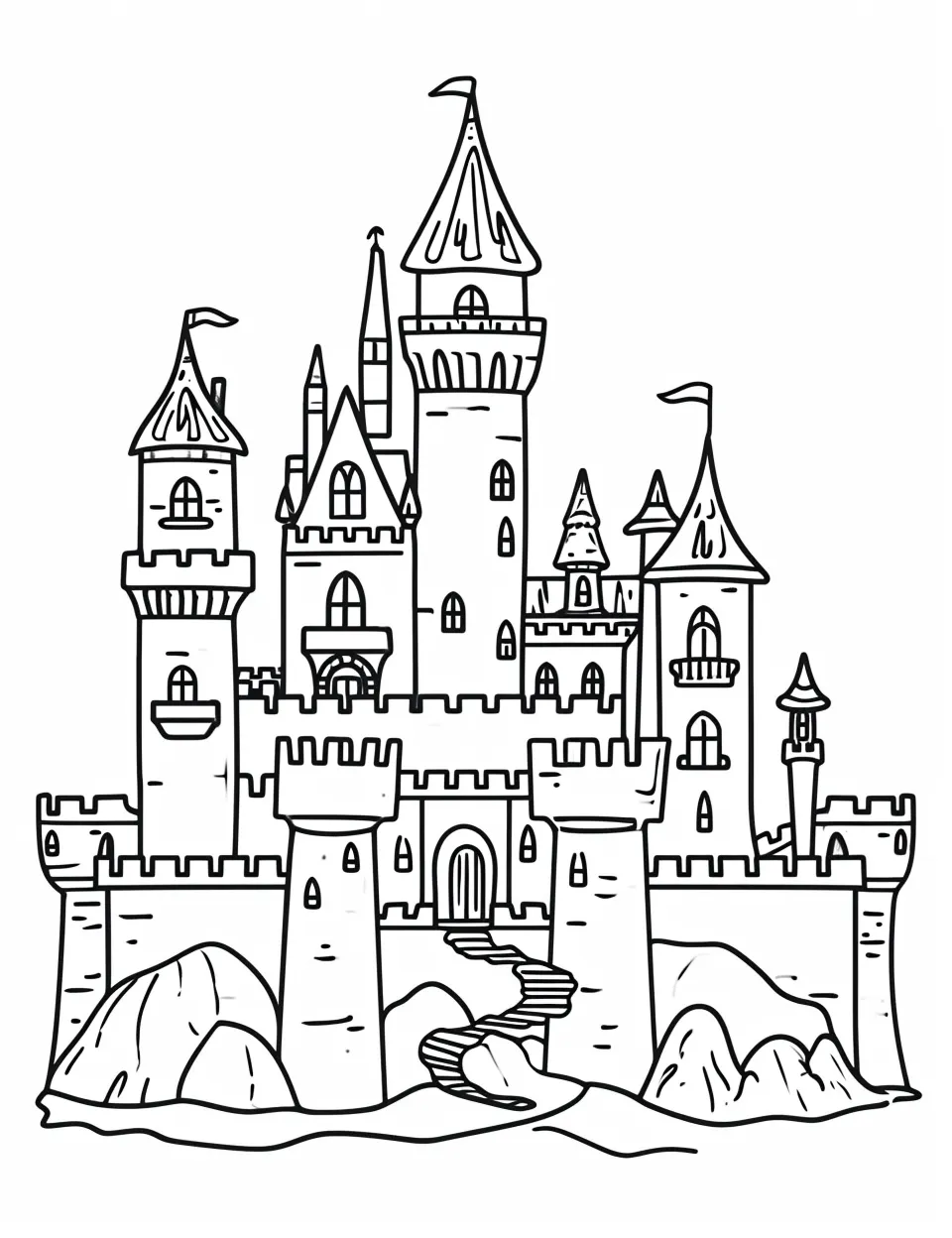 coloriage Maison pour enfants a imprimer gratuit 3