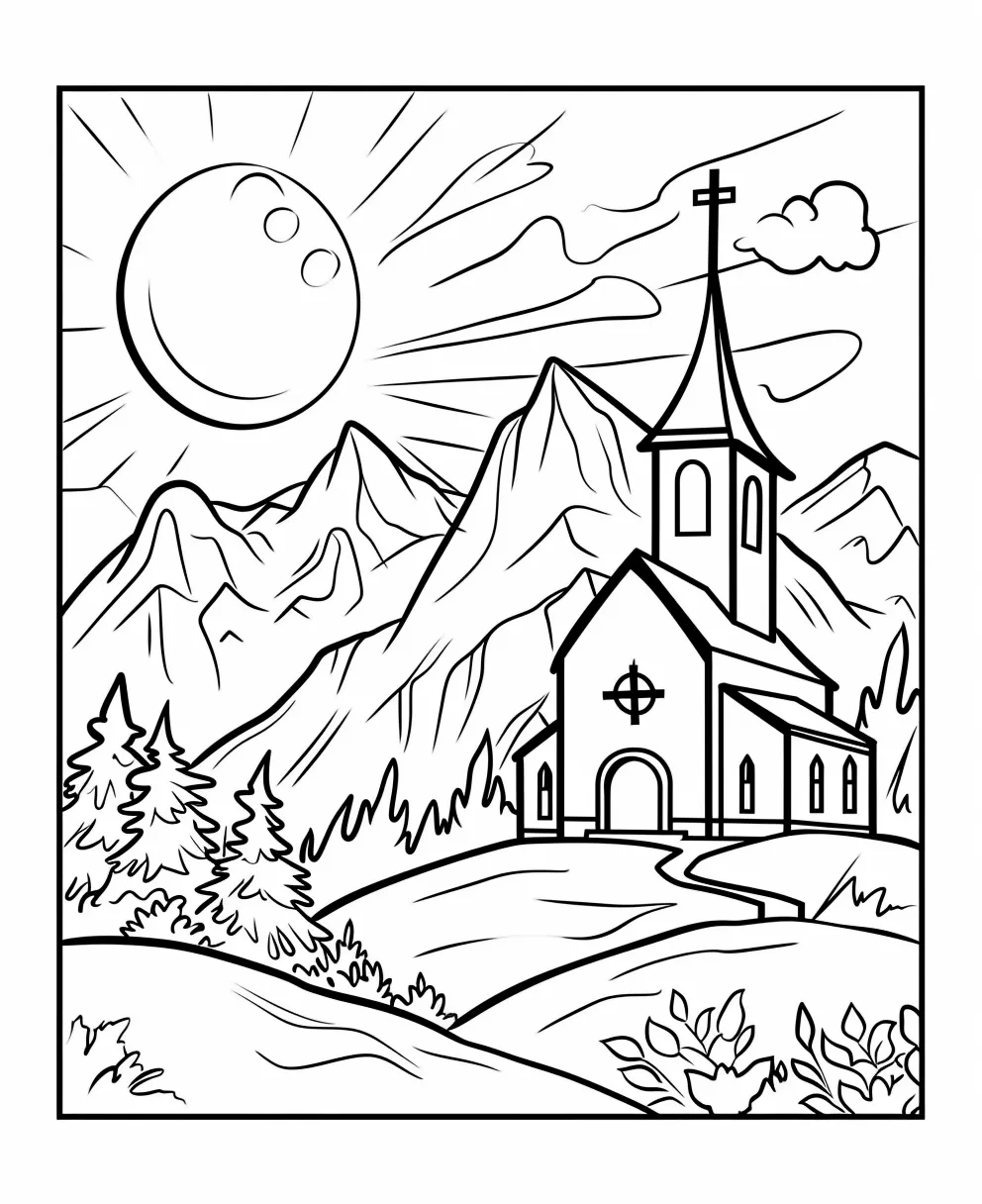 coloriage Maison à imprimer gratuitement pdf