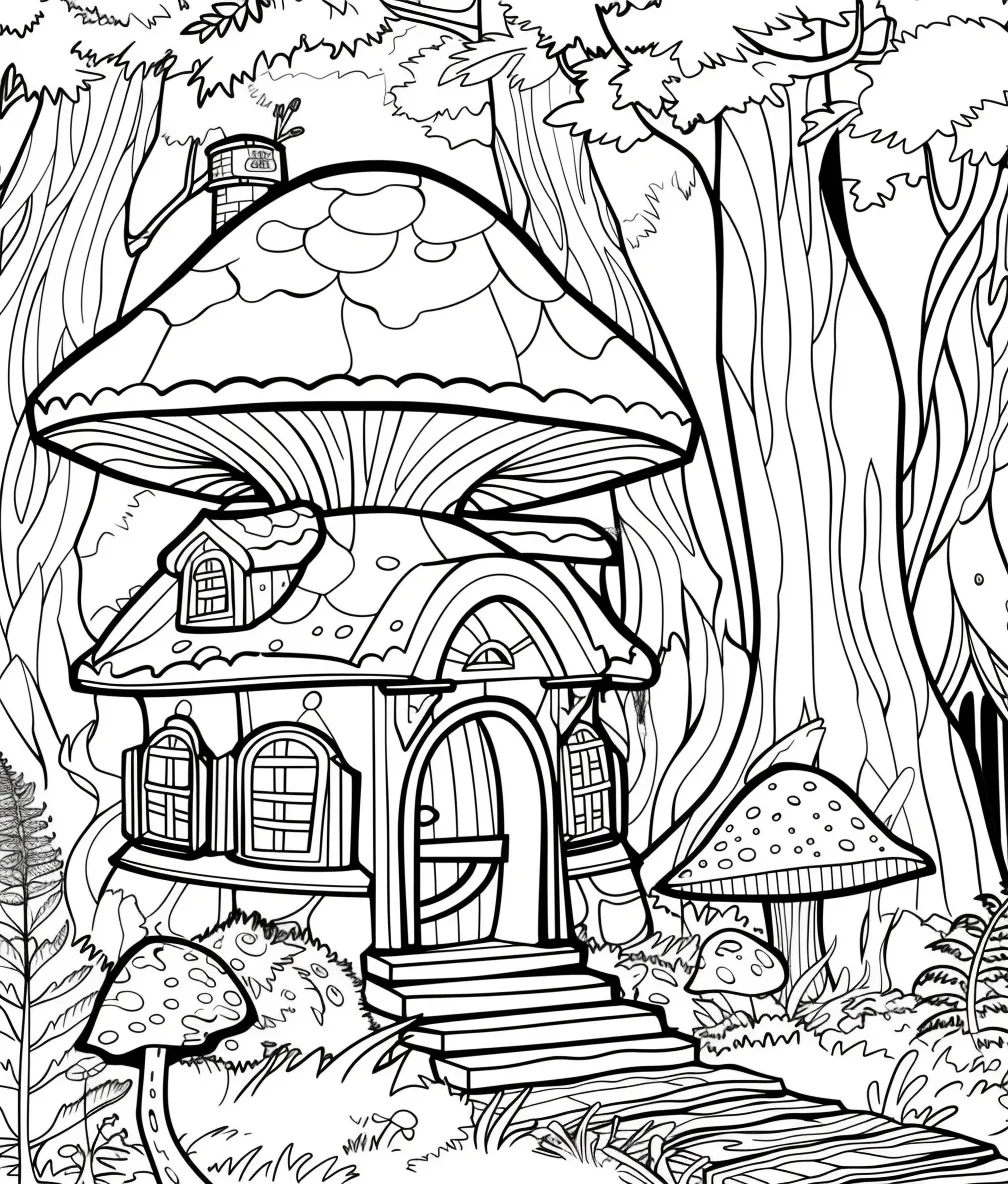 coloriage Maison pour enfant de 2 ans 1