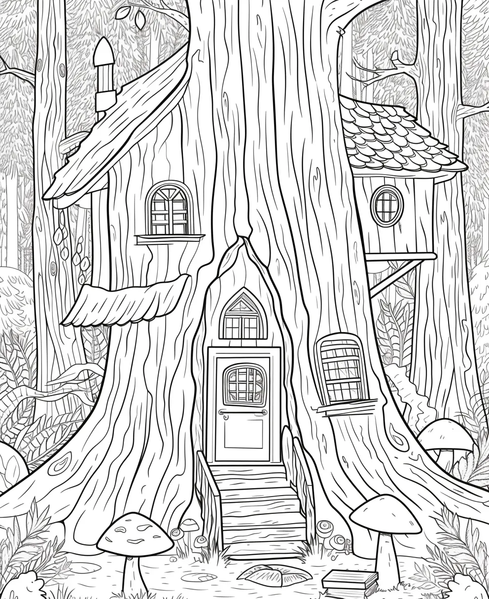 a imprimer coloriage Maison gratuit 2