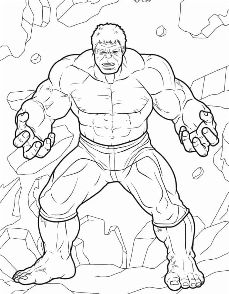 coloriage Marvel à imprimer pdf gratuit 1