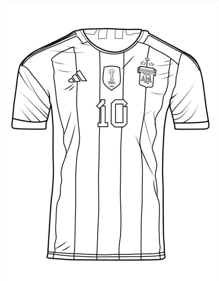 coloriage Messi a telecharger