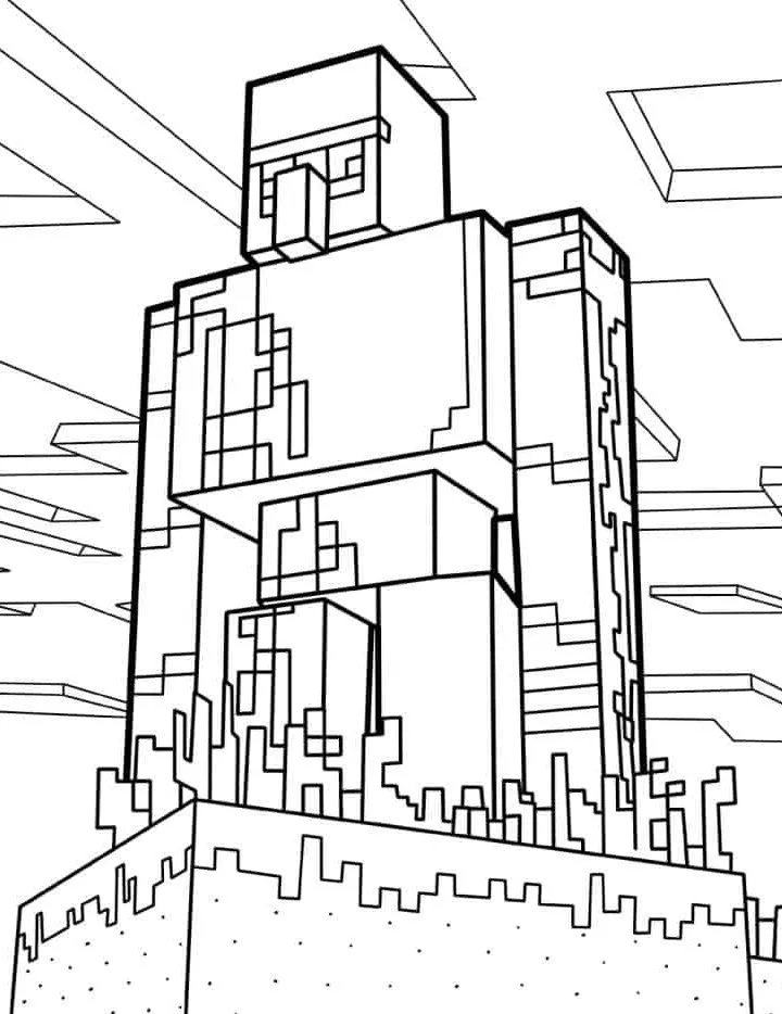 91 Coloriage Minecraft Gratuit Cr e Ton Monde En Pixel