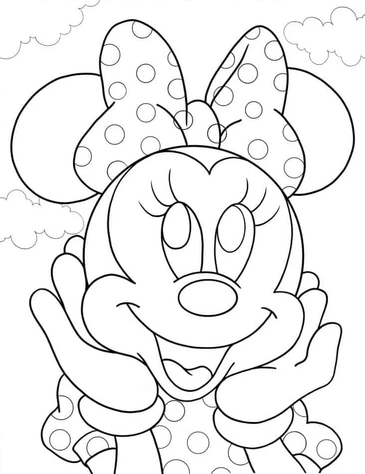 coloriage Minnie et dessins