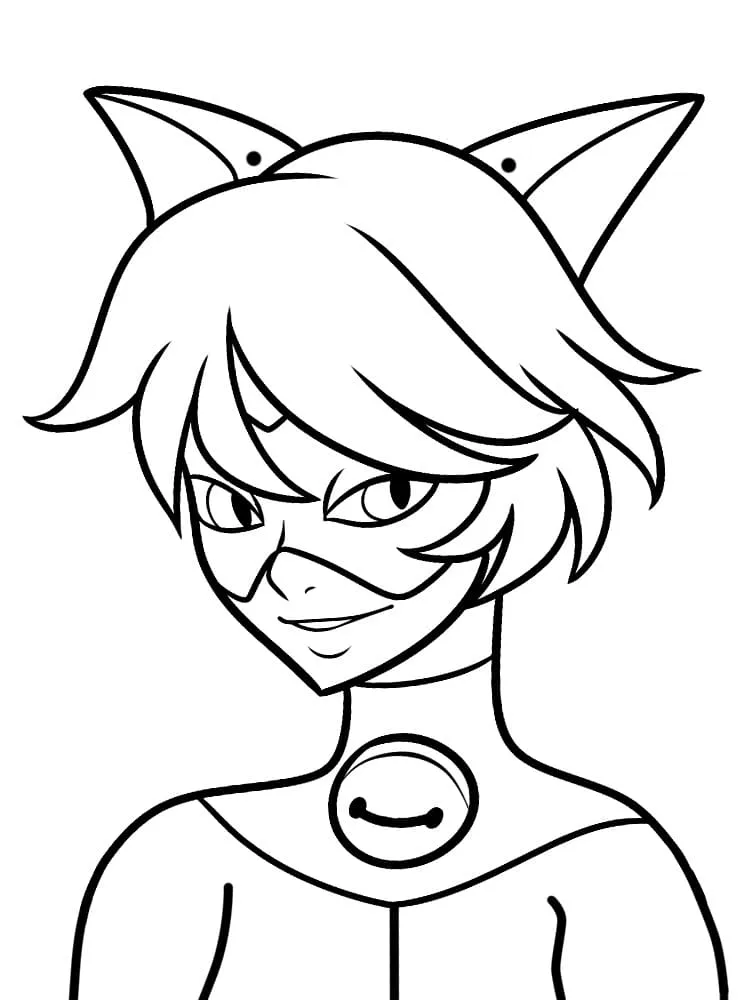 image de coloriage Miraculous pour enfant