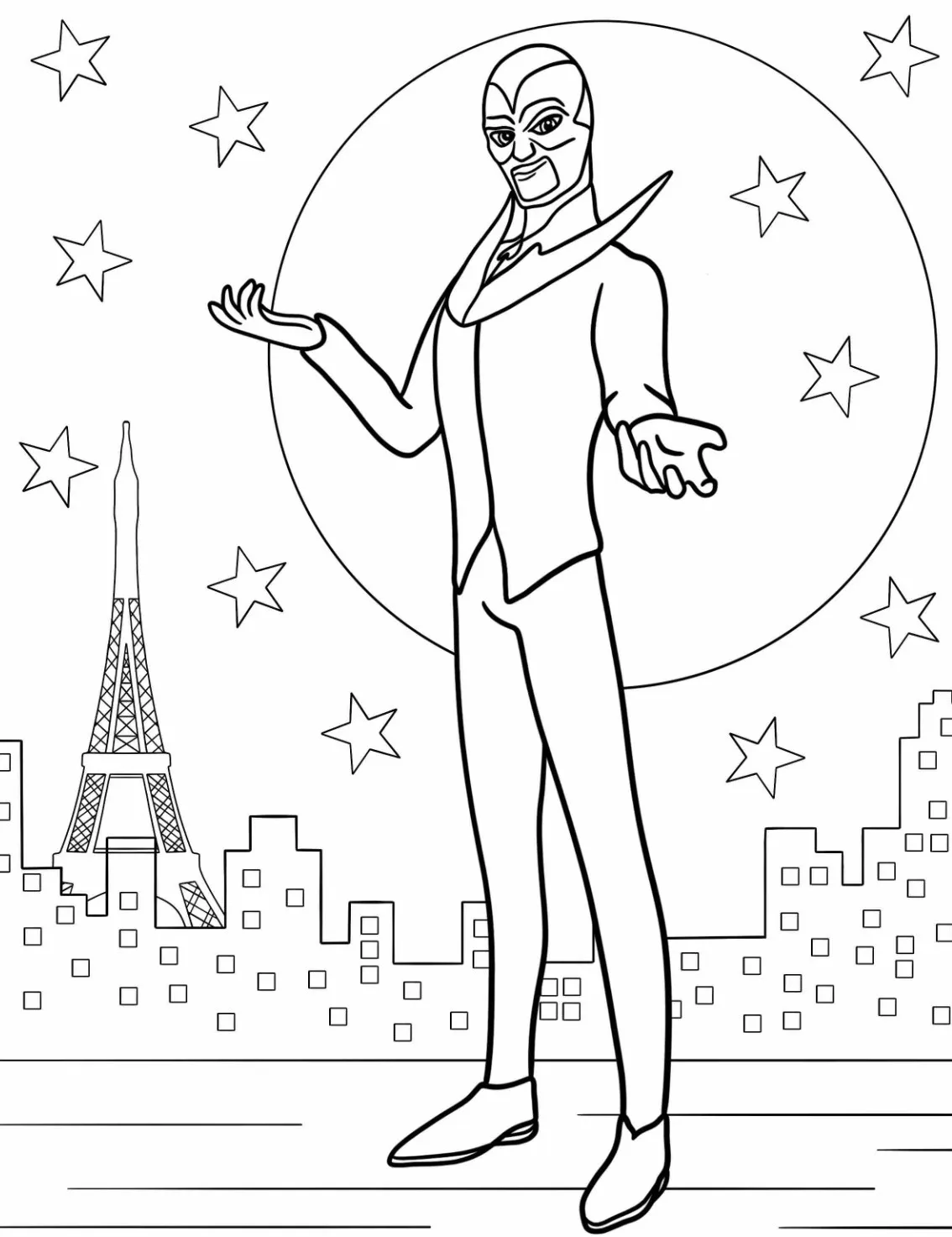 imprimer coloriage Miraculous pour enfant 1