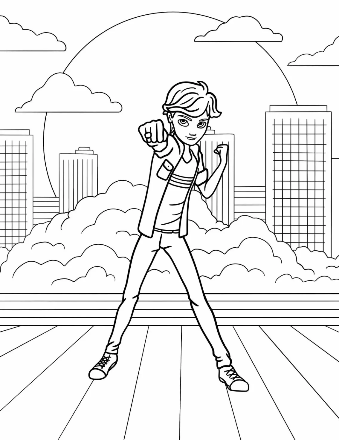 coloriage Miraculous a imprimer gratuitement 1