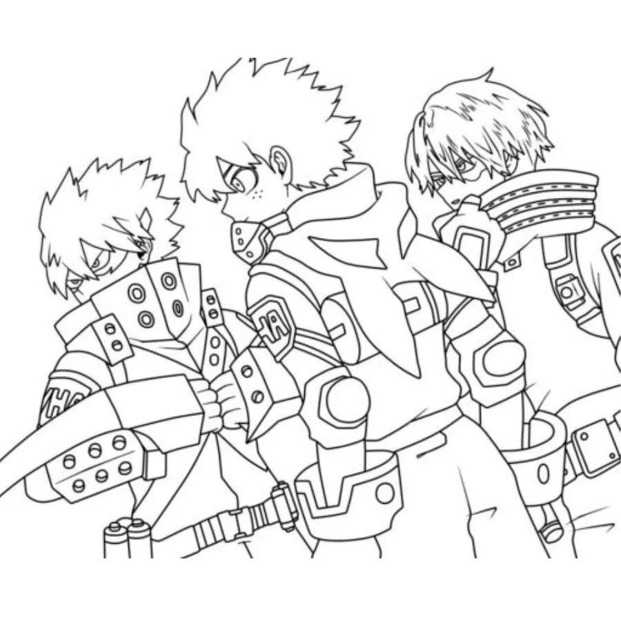 imprimer coloriage My Hero Academia