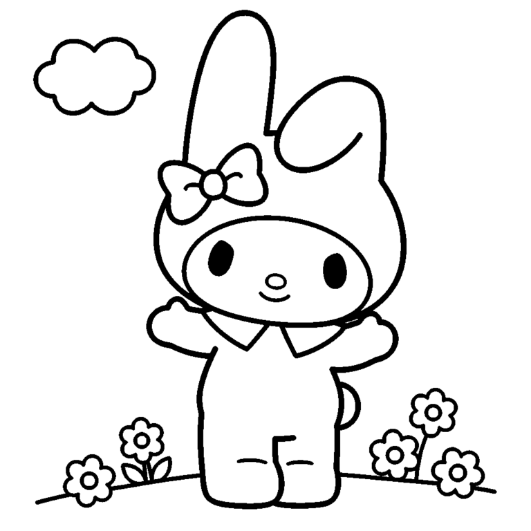 My Melody da colorare