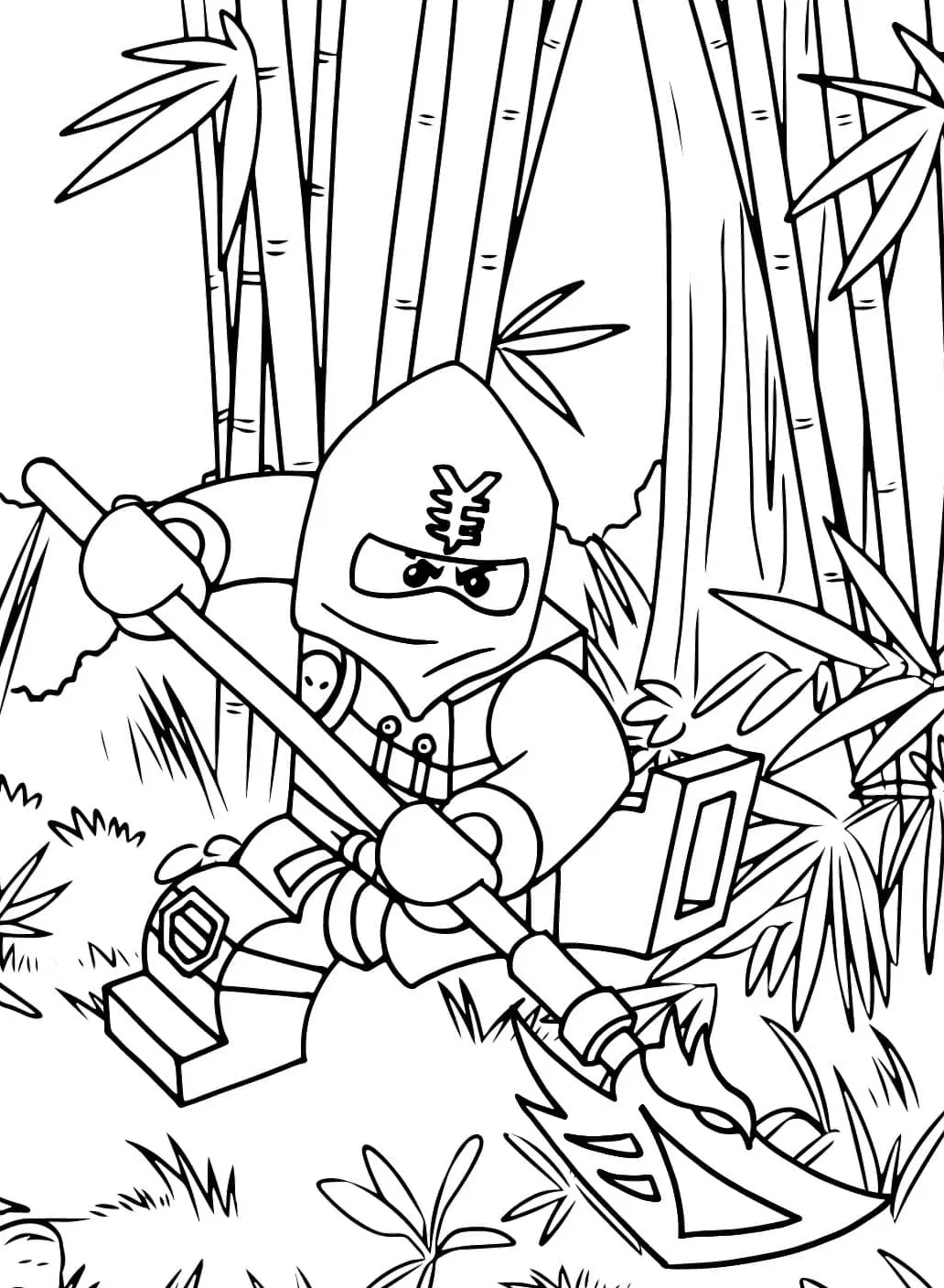 coloriage NinjaGo a telecharger 1