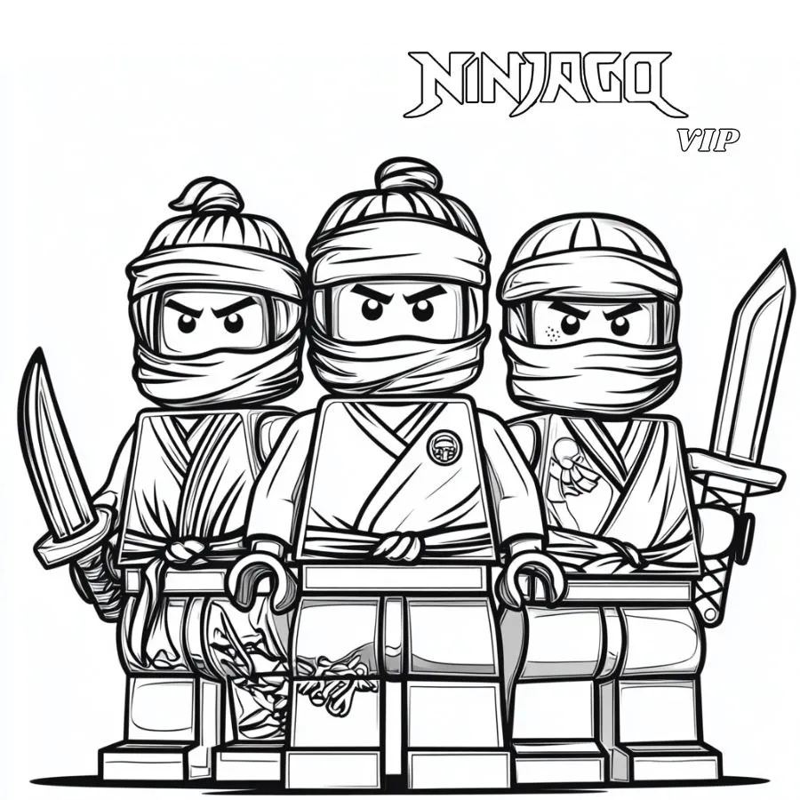 81+ Kolorowanki Ninjago do wydrukowania: Przygoda ninja czeka na Ciebie!