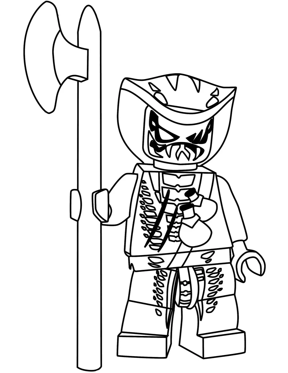 coloriage NinjaGo a colorier en ligne