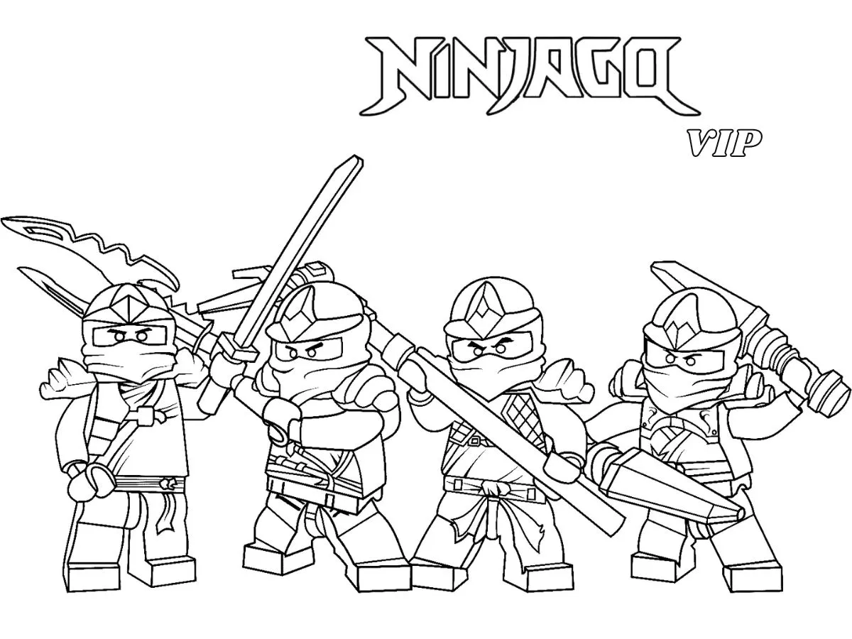 imprimer coloriage NinjaGo