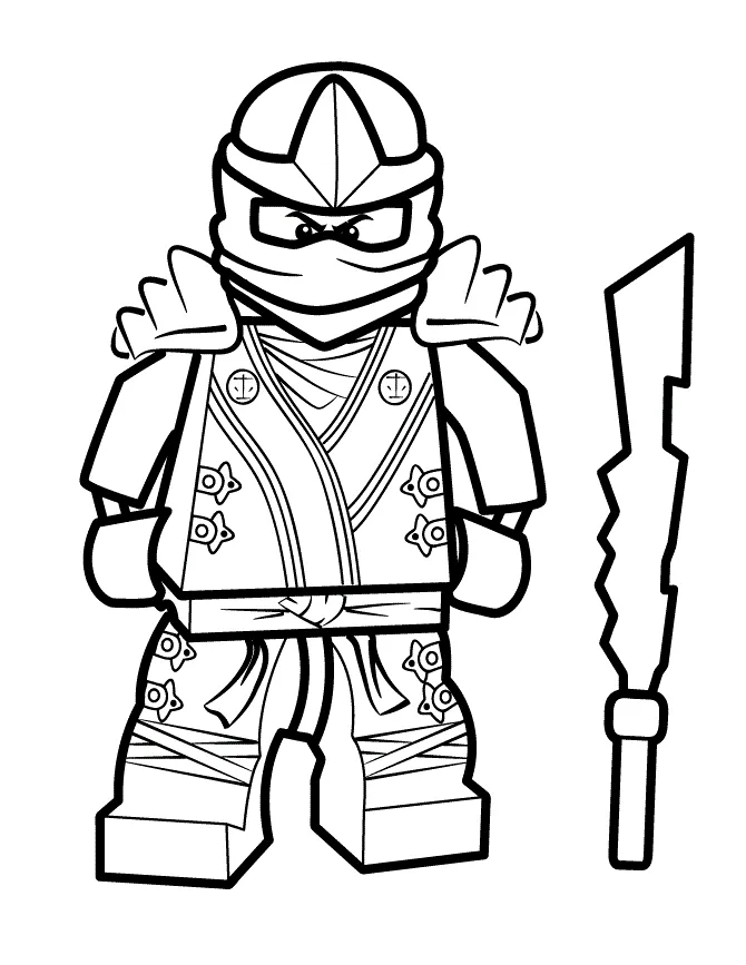 coloriage NinjaGo a imprimer gratuit