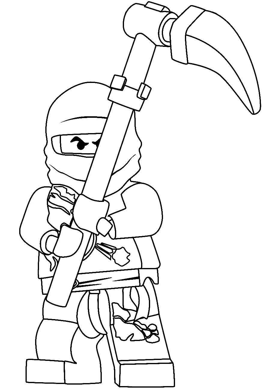 imprimer coloriage NinjaGo gratuit