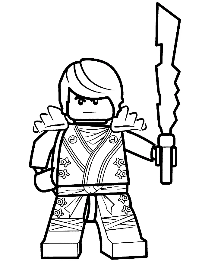 coloriage NinjaGo a colorier en ligne 1