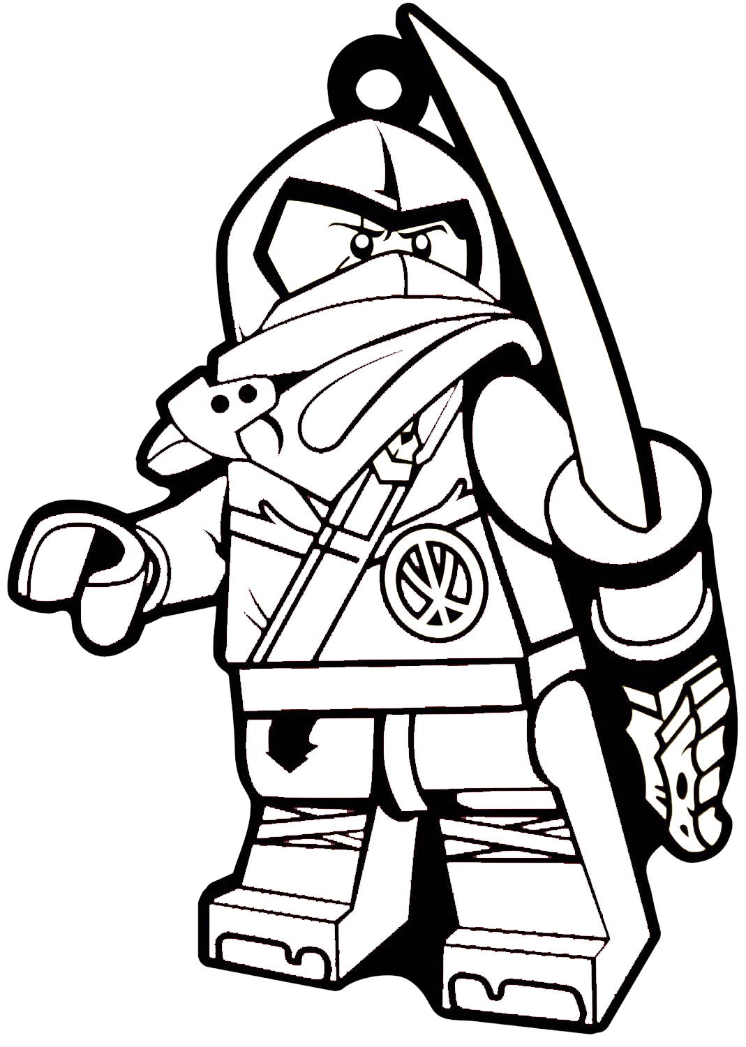 imprimer coloriage Ninjago gratuit