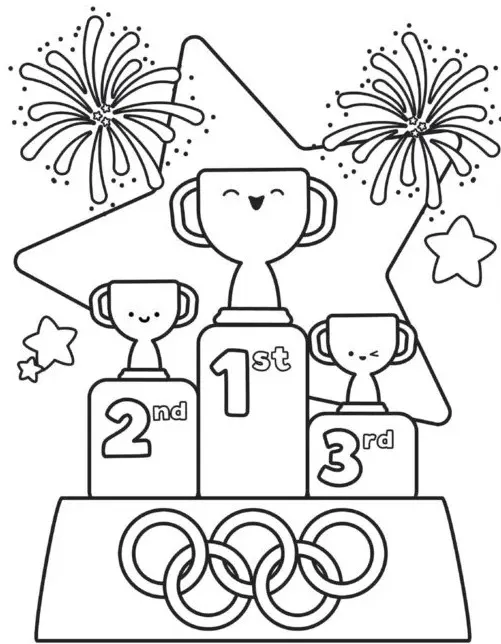 télécharger coloriage Olympiques gratuit 1