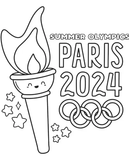 imprimer coloriage Olympiques gratuit