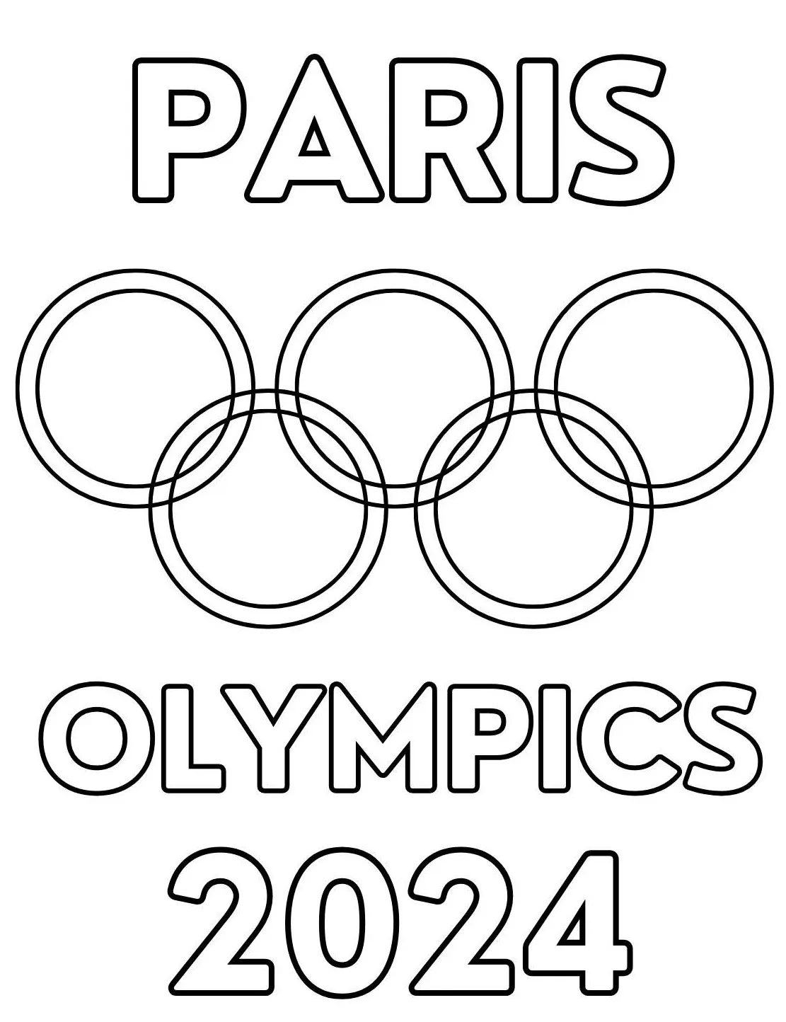 coloriage Olympiques gratuit