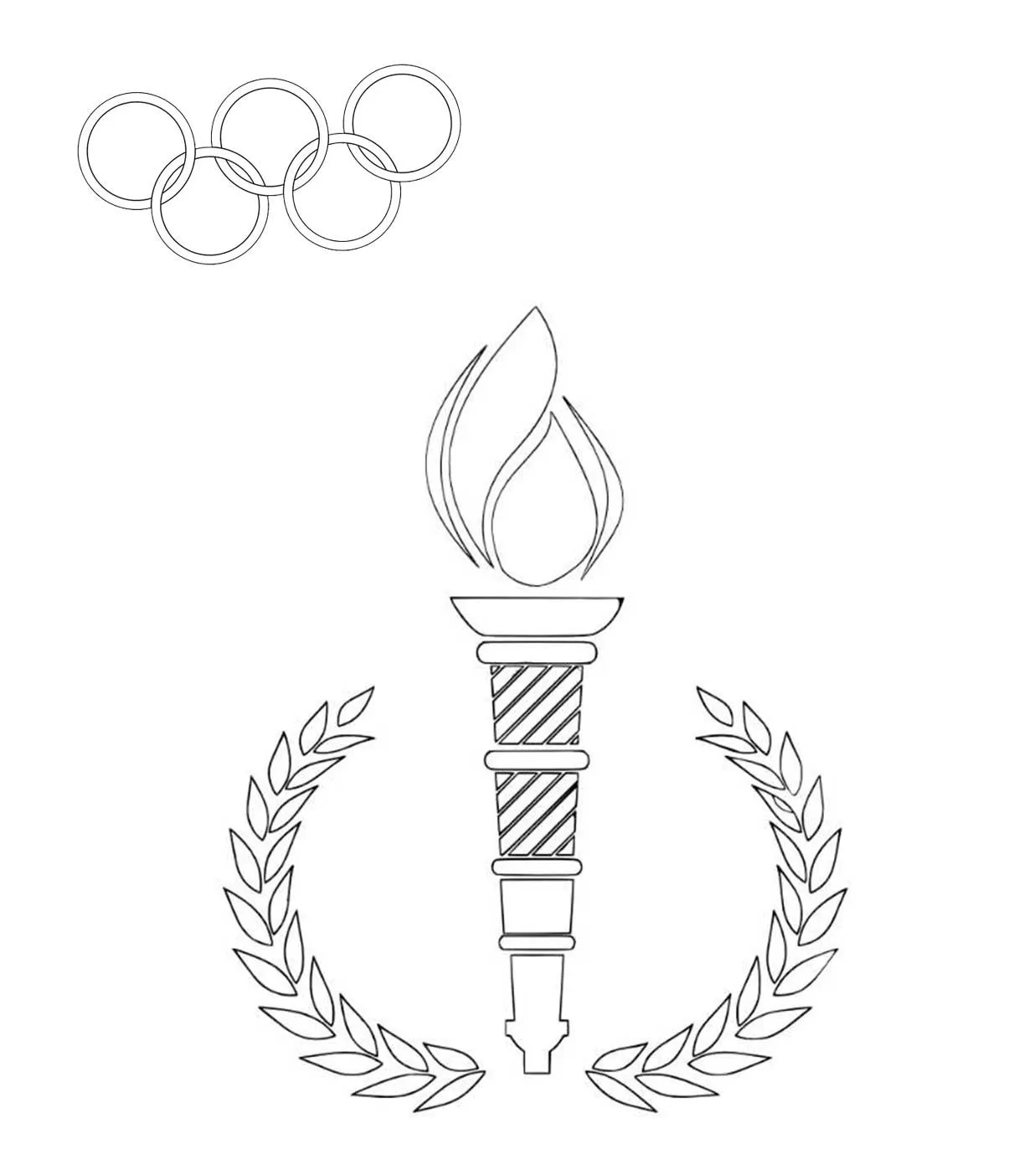 coloriage Olympiques à imprimer pdf gratuit