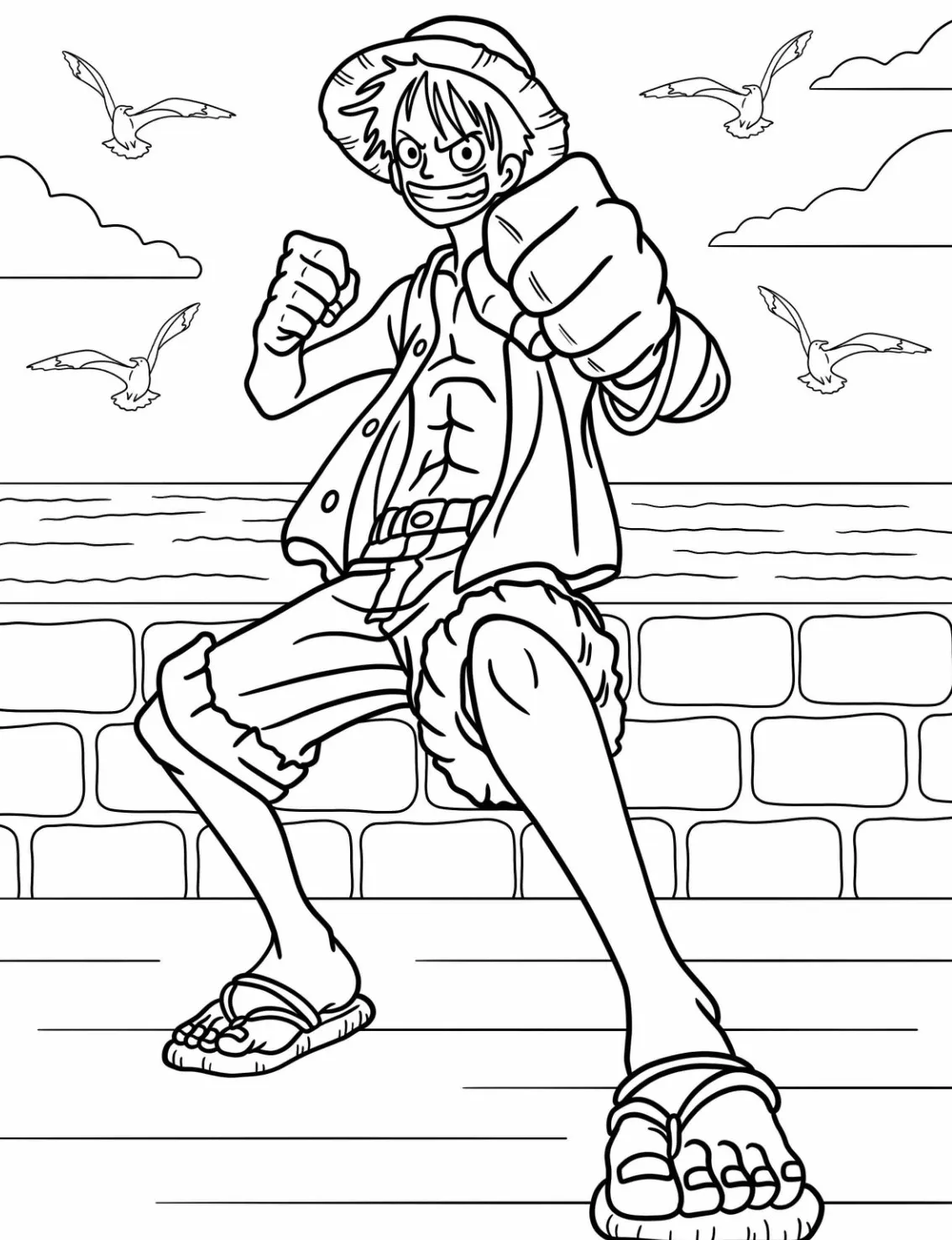 télécharger coloriage One Piece gratuit